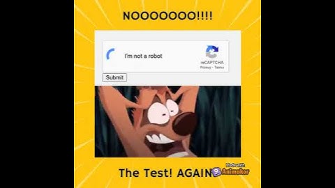 The I am not a robot test. #SHORTS