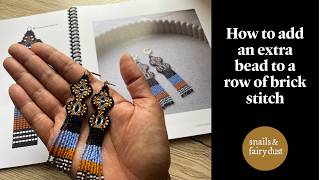 Adding Extra Beads in A Row Of Brick Stitch