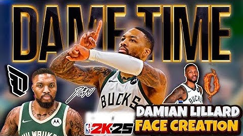 Damian Lillard Face Creation In 2K25 - *BEST* Damian Lillard Face Creation In 2K25 (ACCURATE + HAIR)