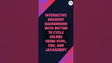 🎨 Create an Interactive Gradient Background in 60 Seconds! ⏱️ (HTML, CSS, JavaScript) #shorts