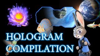 Best quality 3D hologram compilation for hologram projector