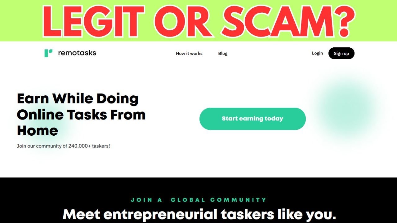 Remotasks.com Reviews - Is Remotasks Legit or Scam?