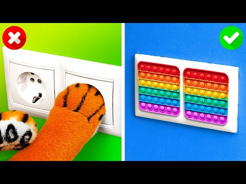 HOW TO USE POP IT AT HOME || Colorful And Cheap DIY Crafts With Fidget Toys