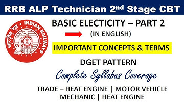 Basic Electricity - Part 2 | Basic science and engineering, RRB JE 2019