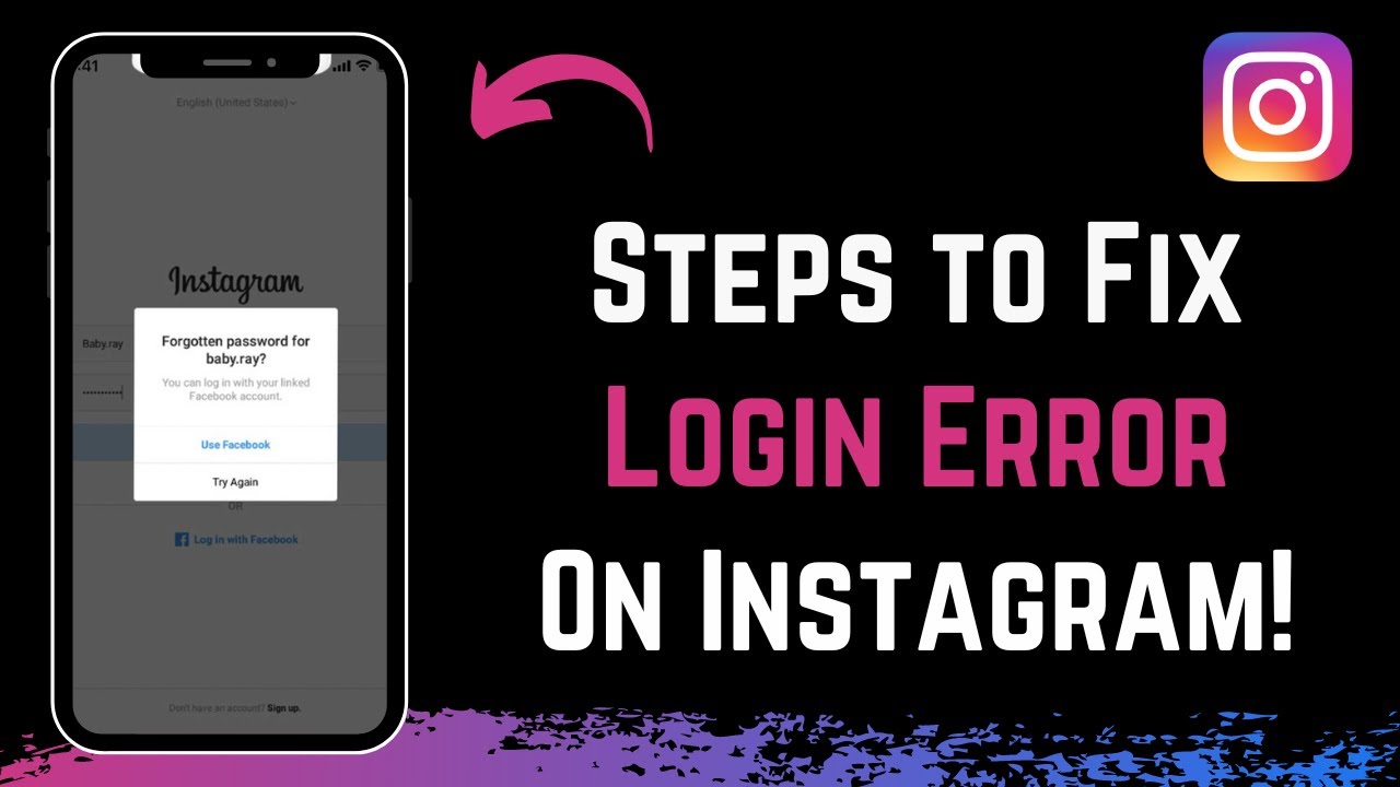 How to Fix Instagram Login Error !