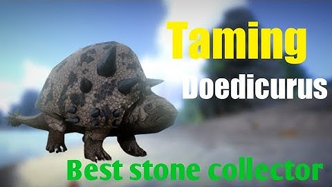 Taming Doedicurus in ark mobile , ark mobile Hindi gameplay