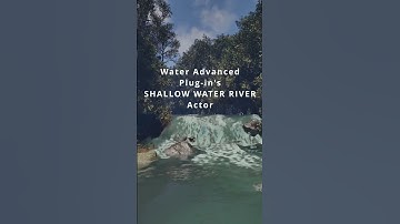 New in Unreal Engine 5.6 - Realistic River Water Simulation for Games or Cinematics. #unrealengine