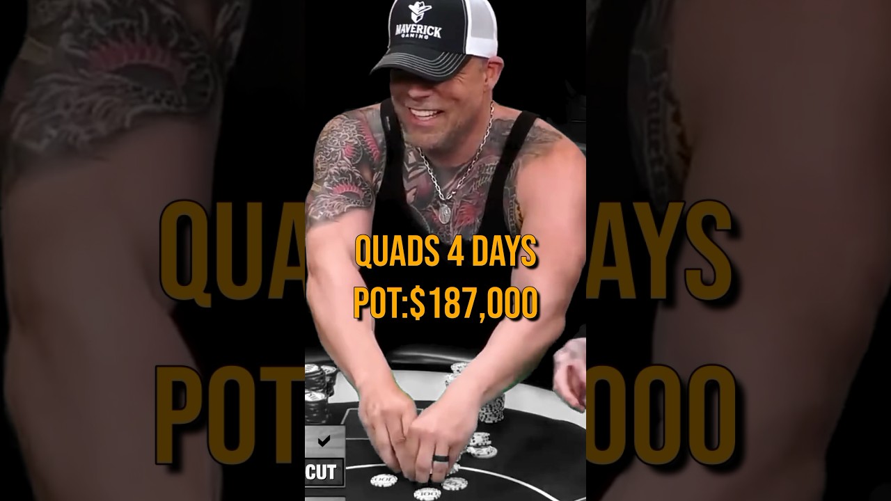 Mikki punts to Eric Persson for all of it… #maverick #poker #live #livestream