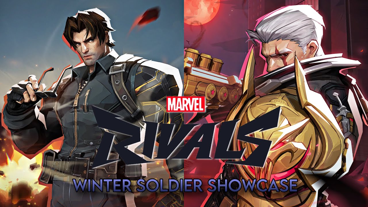Winter Soldier all skins showcase (4k) - Marvel Rivals