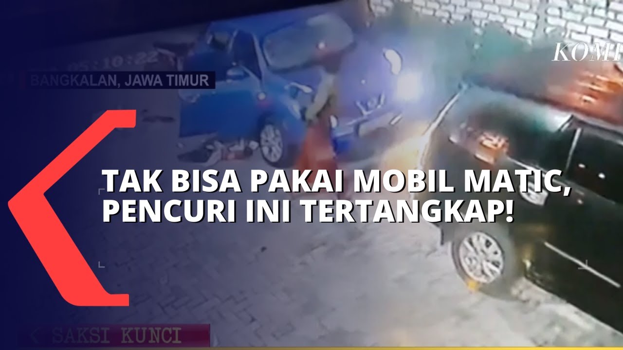 Bingung Tak Bisa Pakai Mobil Matic, Pelaku Pencurian Ketangkap Basah