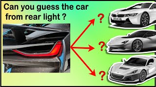 Guess the car from rear lights (HARD) | Car quiz challenge