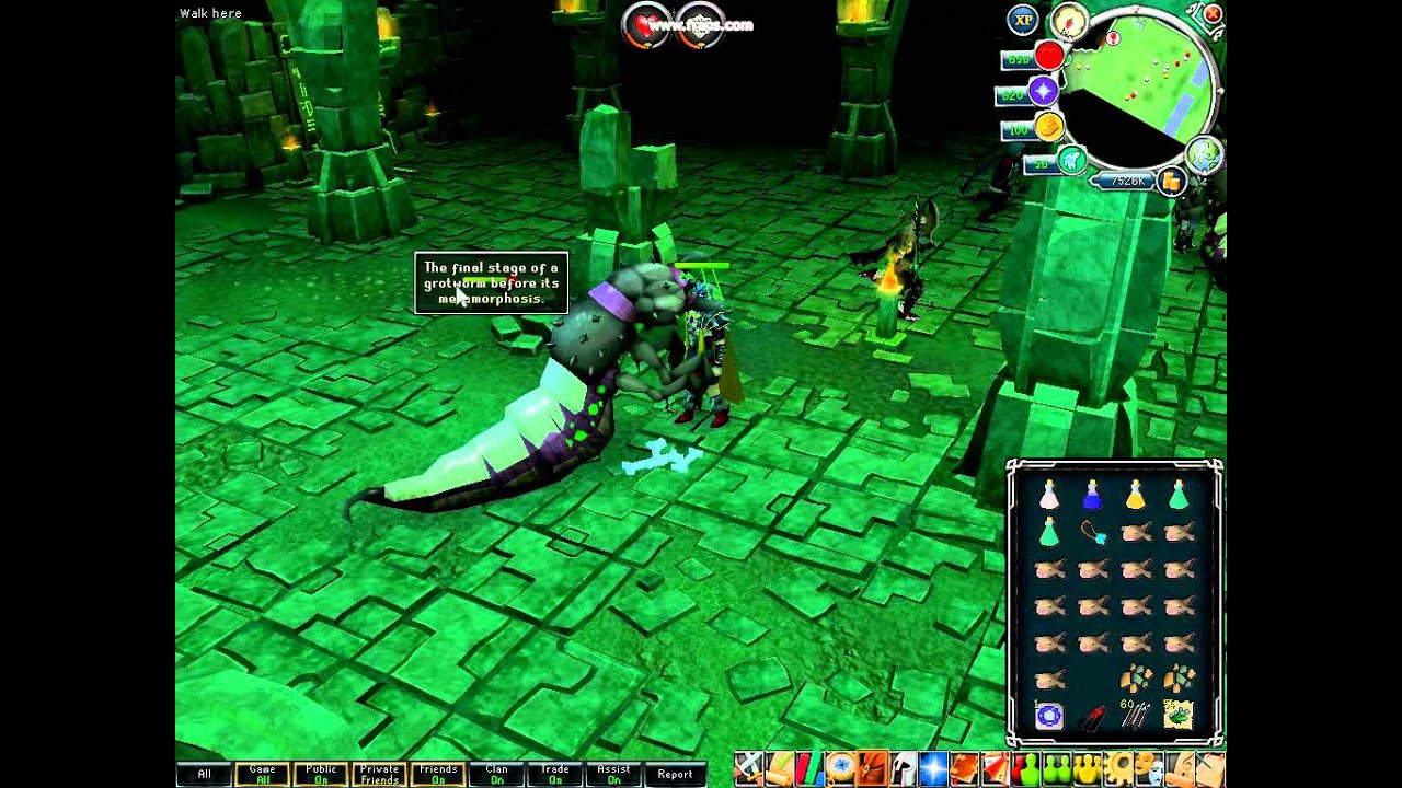 New RuneScape monster - Mature Grotworm