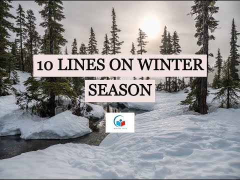 10 Lines on Winter Season | Short Essay on winter season| paragraph on Winter Season | MyGuidePedia