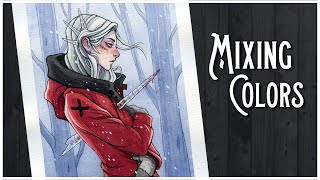 Mixing Colors ☾ Tips and Tricks with Watercolors
