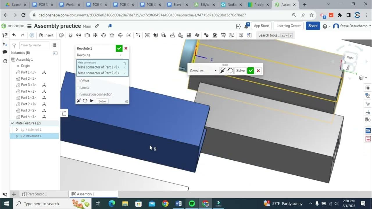 Basic Assemblies in Onshape YouTube
