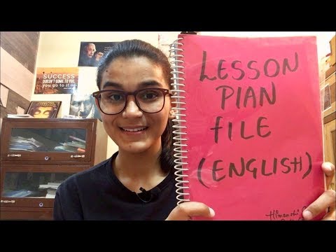 OVERVIEW OF A LESSON PLAN FOR D.EL.ED (DELHI DIET)