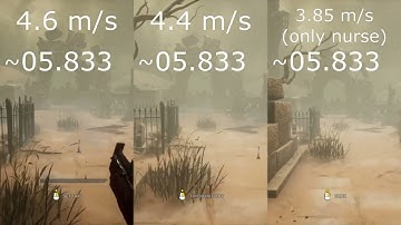 Killers walk speed comparison