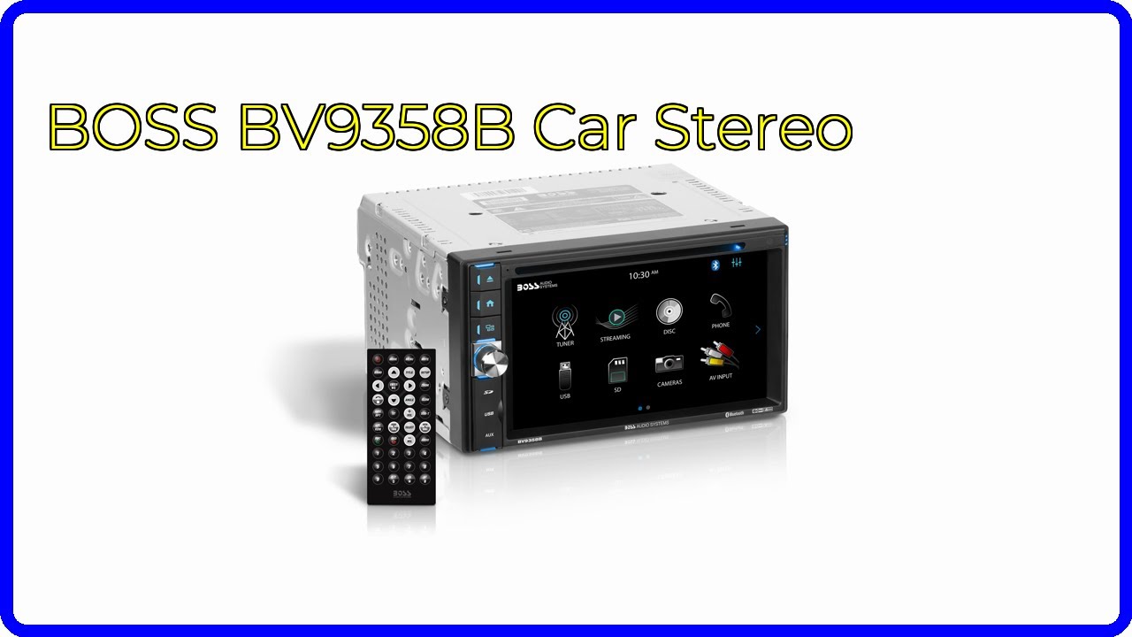 REVIEW (2026): BOSS BV9358B Car Stereo. ESSENTIAL details.