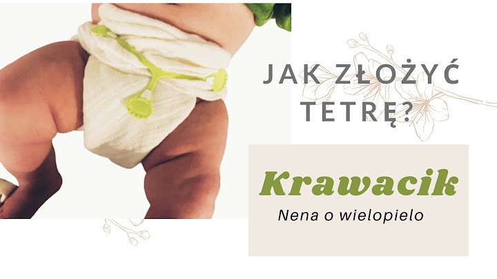 Jak złożyć tetrę dla chłopca - Krawacik. Pieluchowanie wielorazowe.