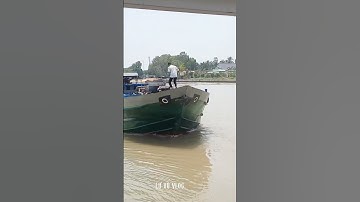 Ghe.sà lan vượt cống.Lư vũ vlog#shorts