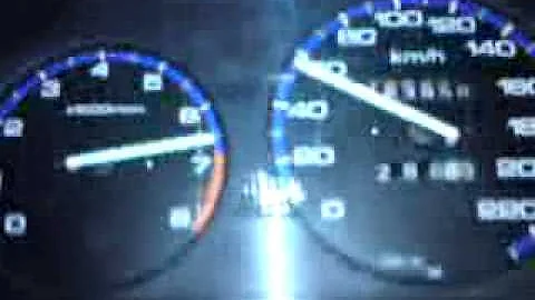 Honda Civic EJ9 1.4 - 90HP Acceleration 0 - 140