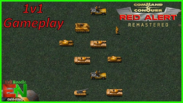 C & C Red Alert Remastered - LIVE 1v1 Gameplay - EvilnoodleGaming