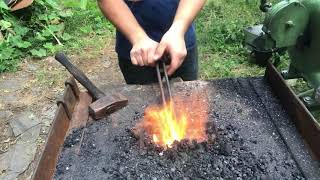 Mokume Gane in a Solid Fuel Forge Pt-2 Fusing