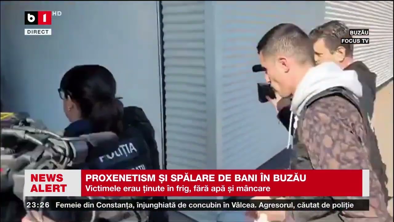 PROXENETISM ȘI SPĂLARE DE BANI ÎN BUZĂU. Știri B1TV_ 8 FEB. 2024
