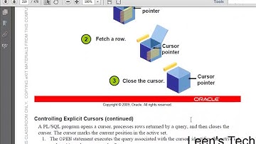 Beginner to Expert PL/SQL 11g Tutorial in Bangla: Fundamentals Lesson#7 Part#1|Using Explicit Cursor
