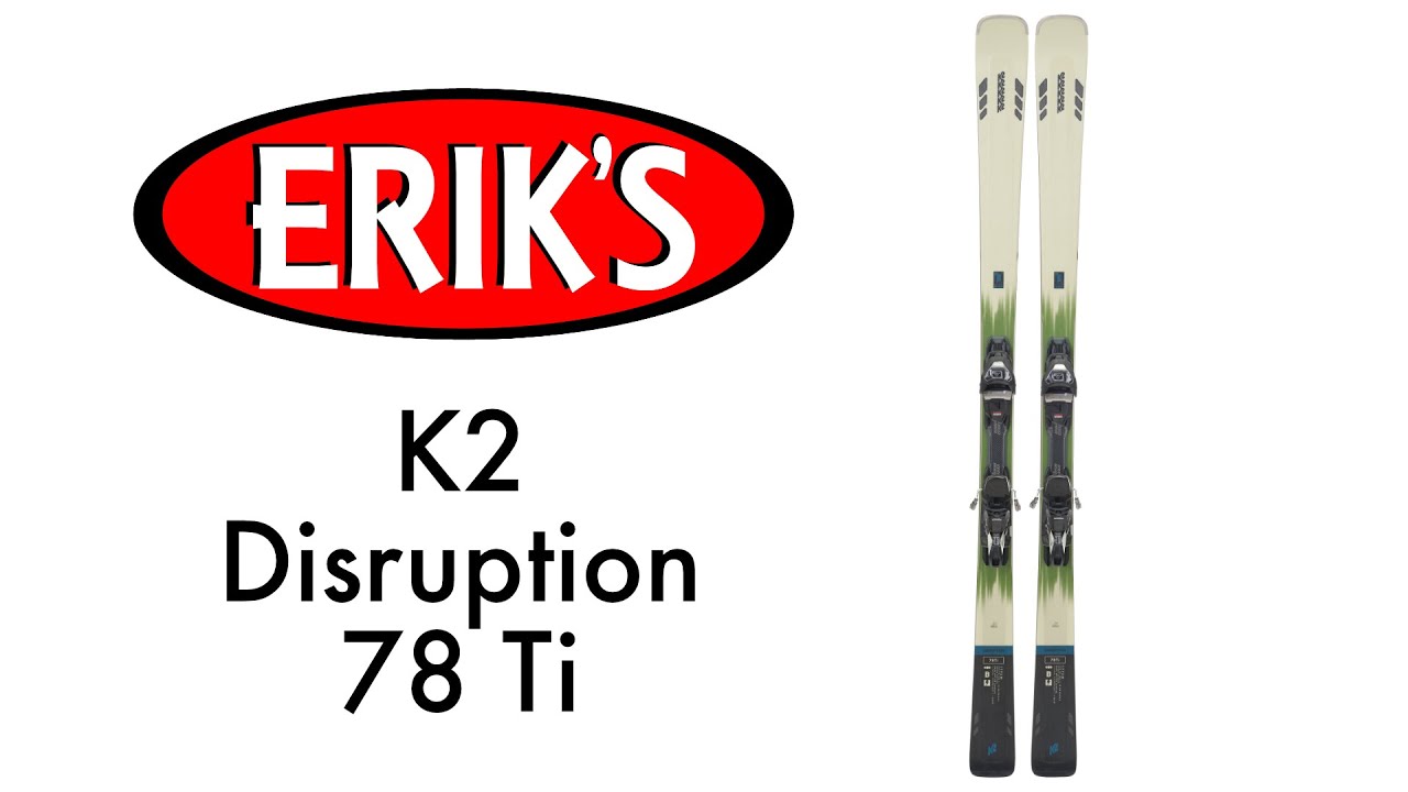 k2 disruption 78ti men's skis 2023 78C + M3 11 Bindings - Green the Disruption 78Ti can arc like nothing youve ever experienced K2 Disruption 78 TI 2023