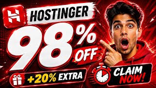 Hostinger Coupon Code 2026 ⏰ LAST CHANCE ✅ | Hostinger Discount Code | Hostinger Promo Code LATEST 🔥