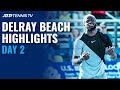 Tiafoe Defeats Young; Karlovic Wins ATP Match at Nearly 42 | Delray Beach Open 2021 Highlights Day 2