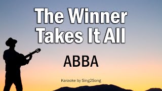 ABBA - The Winner Takes It All (Karaoke Version)