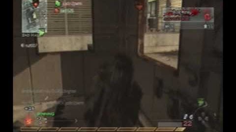 Me Getting a Tactical Nuke in CoD MW2. 3rd Person Team Tactical