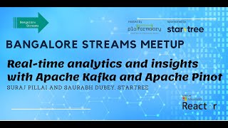 Real time analytics and insights with Apache Kafka and Apache Pinot by Suraj Pillai & Saurabh Dubey screenshot 5