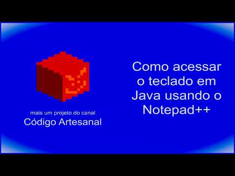 TECLAS SIMULTÂNEAS EM JAVA como acessar teclas simultâneas em Java no Notepad++