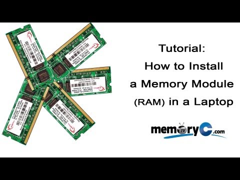 Video: How To Install A Memory Module