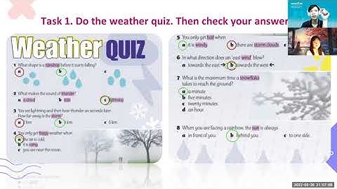 PK2011118 - 26/03 - Solutions Pre-Intermediate - Unit 4A - Our planet (Vocabulary and Word skills)