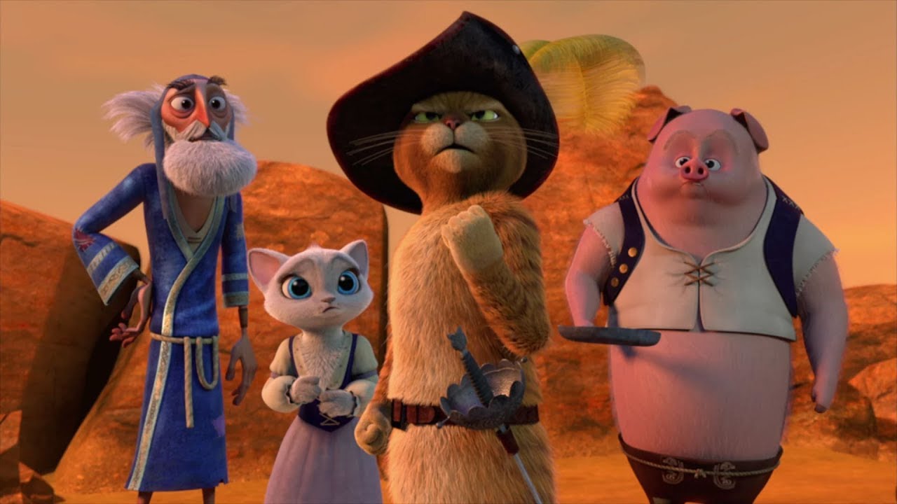 Смотреть кот в сапогах