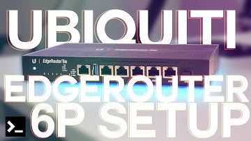 Ubiquiti EdgeRouter 6P Setup - Home Data Center