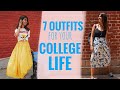 7 outfits for your COLLEGE LIFE | Sejal Kumar