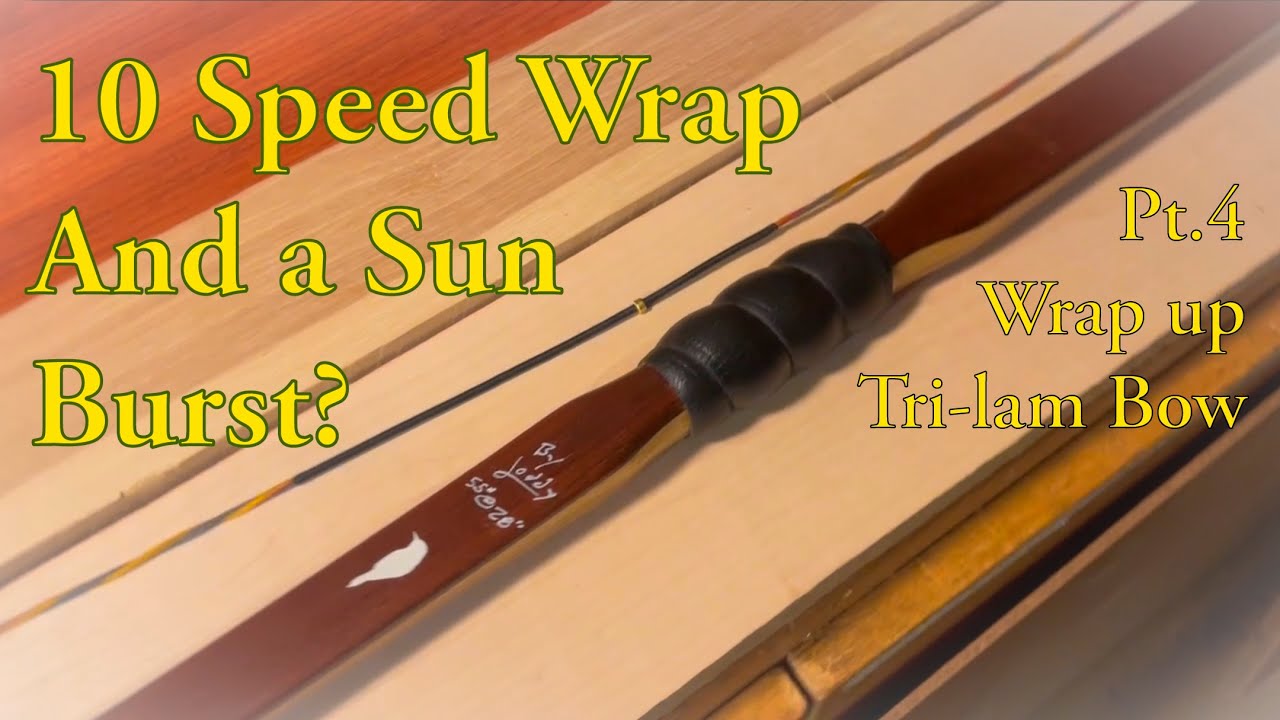 Tri-lam Bow 4 - Finishing Touches