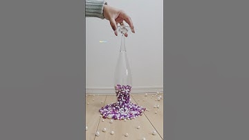 Oddly Satisfying and Relaxing ASMR ⚪️🟣 Reverse Video. The Ultimate Pearl Beads Tower!