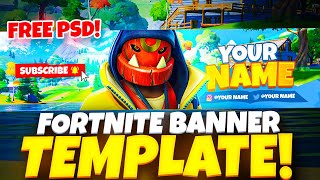 [FREE] FORTNITE PSD BANNER TEMPLATE 2020!