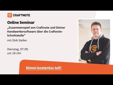 Online Seminar mit Dirk: Digitale Schnittstelle