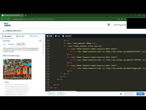 Goa Page | Bootstrap | Coding Practice 7 | NxtWave | ccbp 4.o