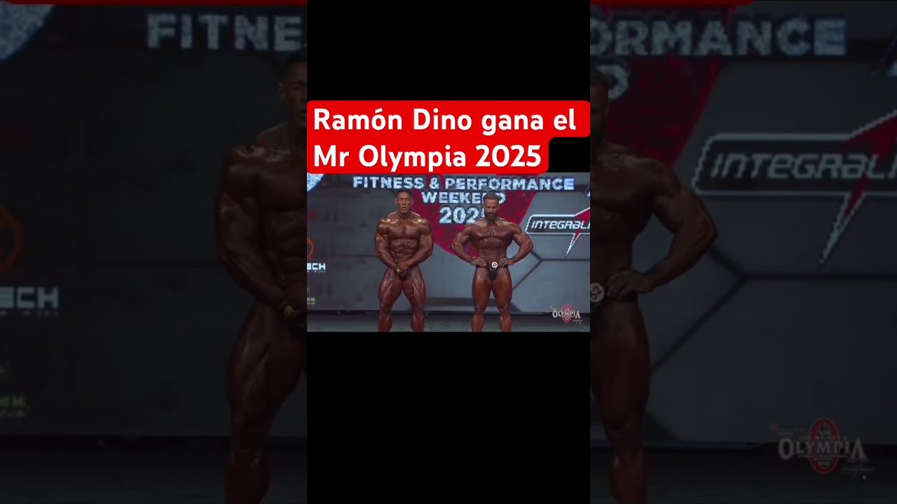 Ramón Dino gana el Mr Olympia 2025 categoría Classic Physique. 