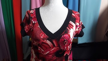 (78) cách cắt và may áo cổ tim nẹp rời ..