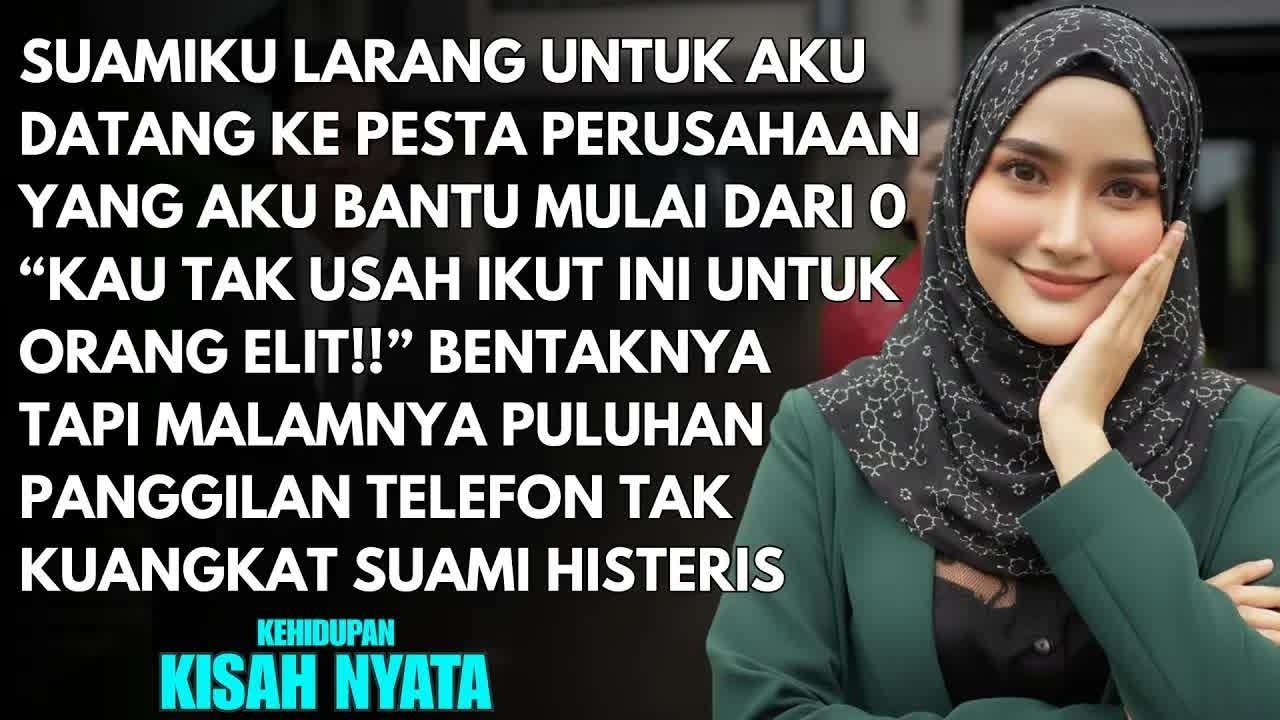 ＂JANGAN DATANG BIKIN MALU!＂ SUAMI MELARANGKU DATANG KE PESTA PERUSAHAAN - TAPI MALAMNYA KUBUAT DIA..