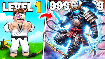 BECOMING THE ULTIMATE NINJA IN ROBLOX NINJA SIMULATOR!!!! 🥷🥷⚔️⚔️⚔️